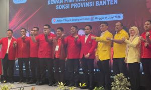 Pengurus SOKSI Banten dalam Musyawarah Daerah XXVIII di Cilegon